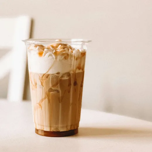 Iced Latte from Plus Caffe