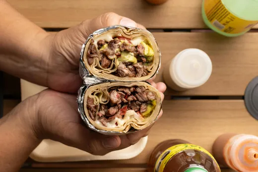 Beef Tenderloin Wrap from Demo Menu
