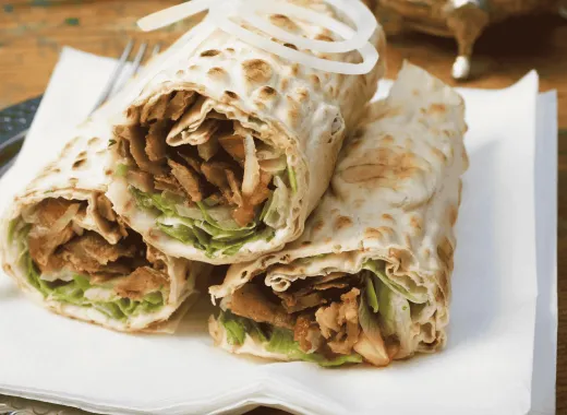 شاورما لحم ملفوفة من Demo Menu