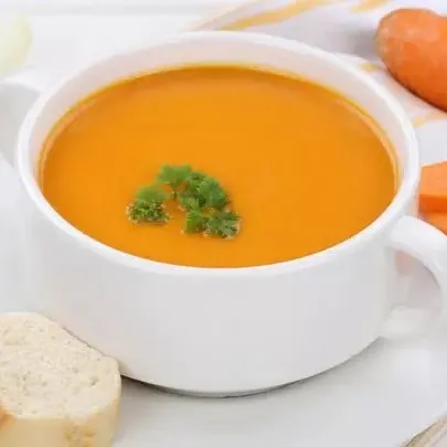 شوربة الجزر بالبرتقال من Demo Menu