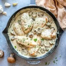 Creamy Mushroom Chicken from Demo Menu